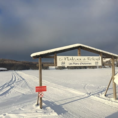 Piste verte de ski de fond du Plateau de Retord : Le Chemin des Ecoliers