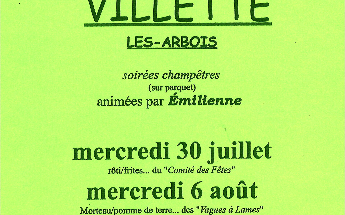 Guinguettes bij Villette