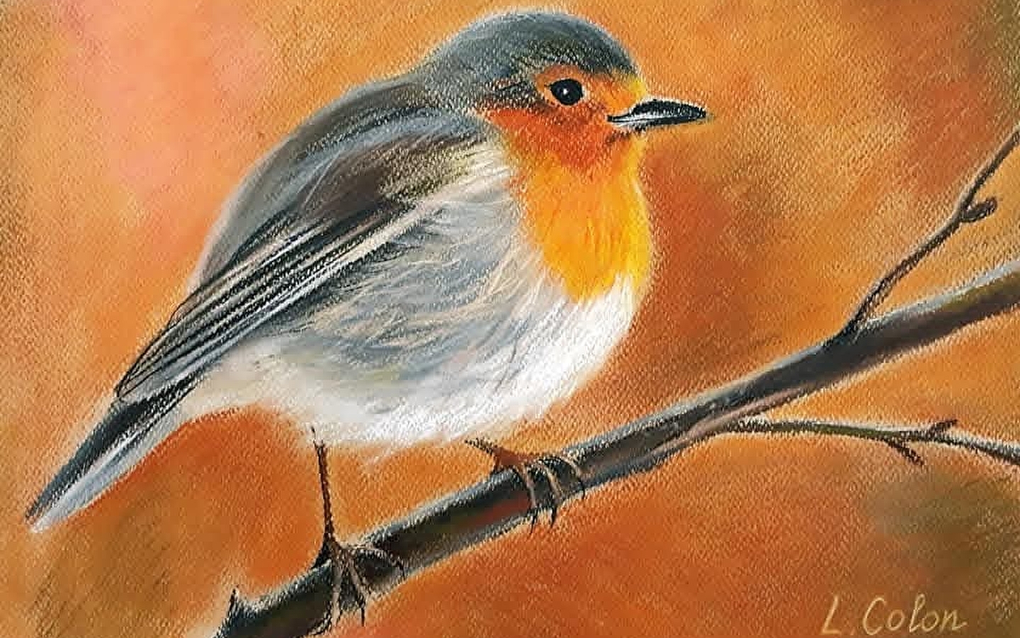 Tentoonstelling van Liudmila Colon: vogels, bloemen en natuur