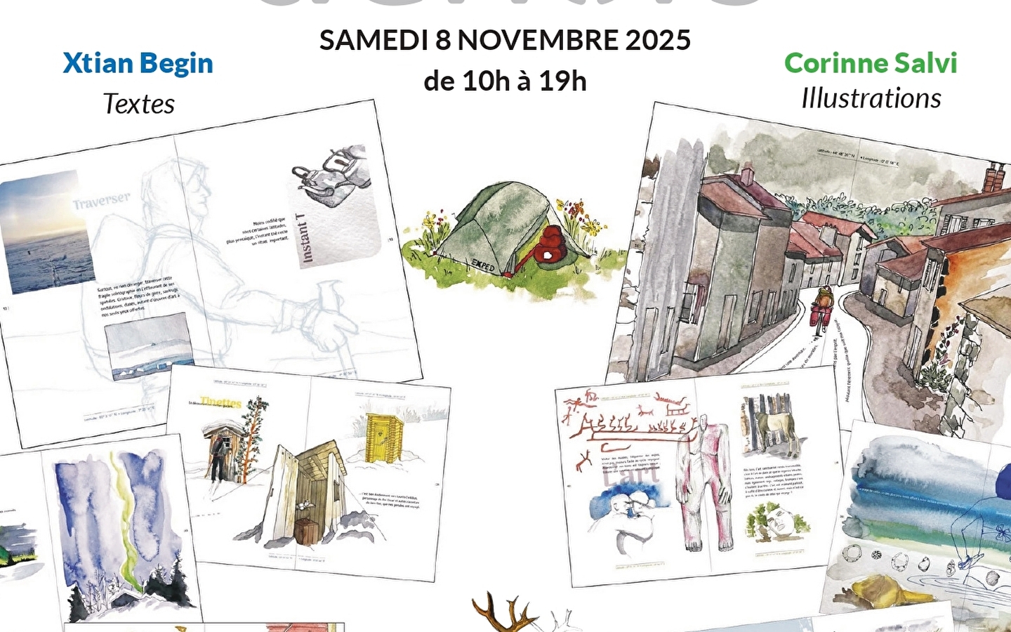 Boeksignering met Corinne Salvi en Xtian Begin