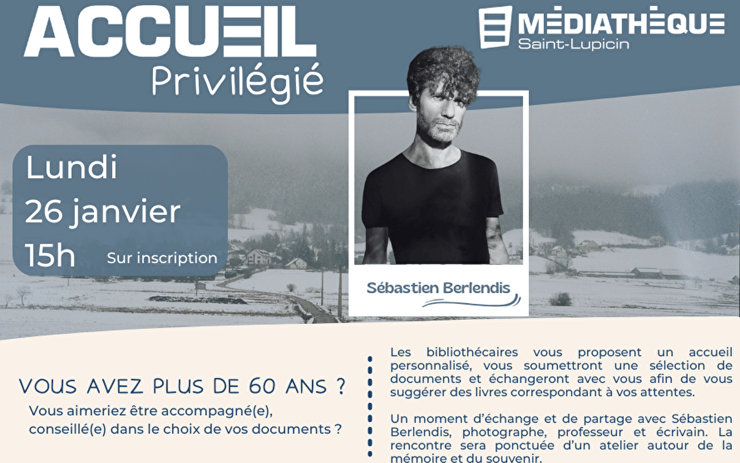 Mediatheek Saint-Lupicin: Een warm welkom