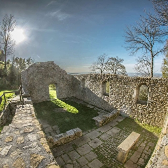 Kliffen en kasteelpad - MONTFAUCON