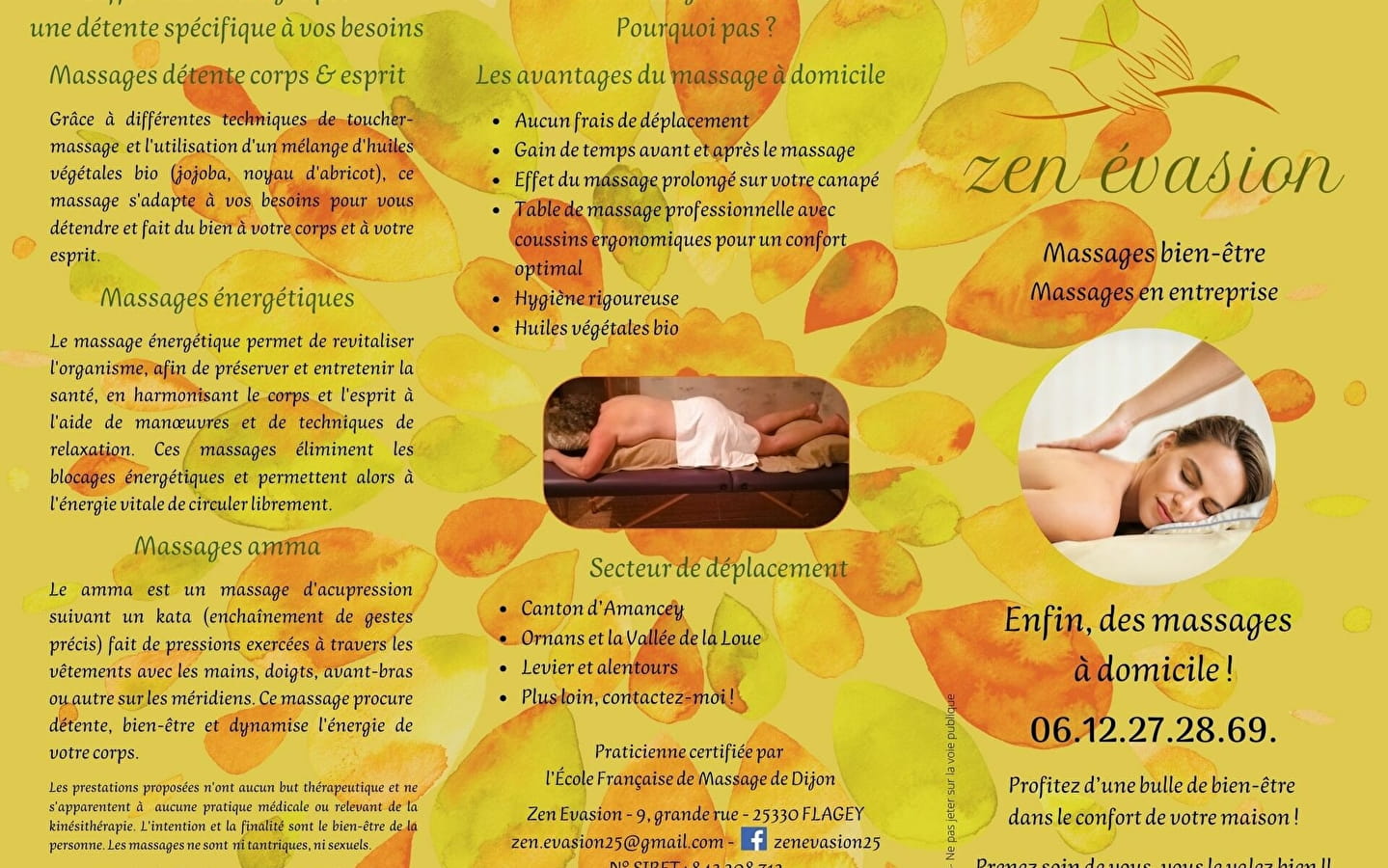 Zen Évasion - Massages bien-être à domicile
