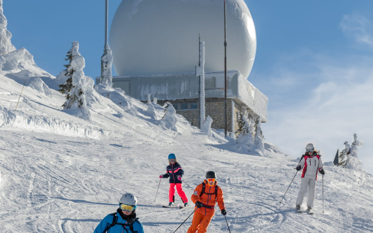 Ski-uitstapje in Les Rousses