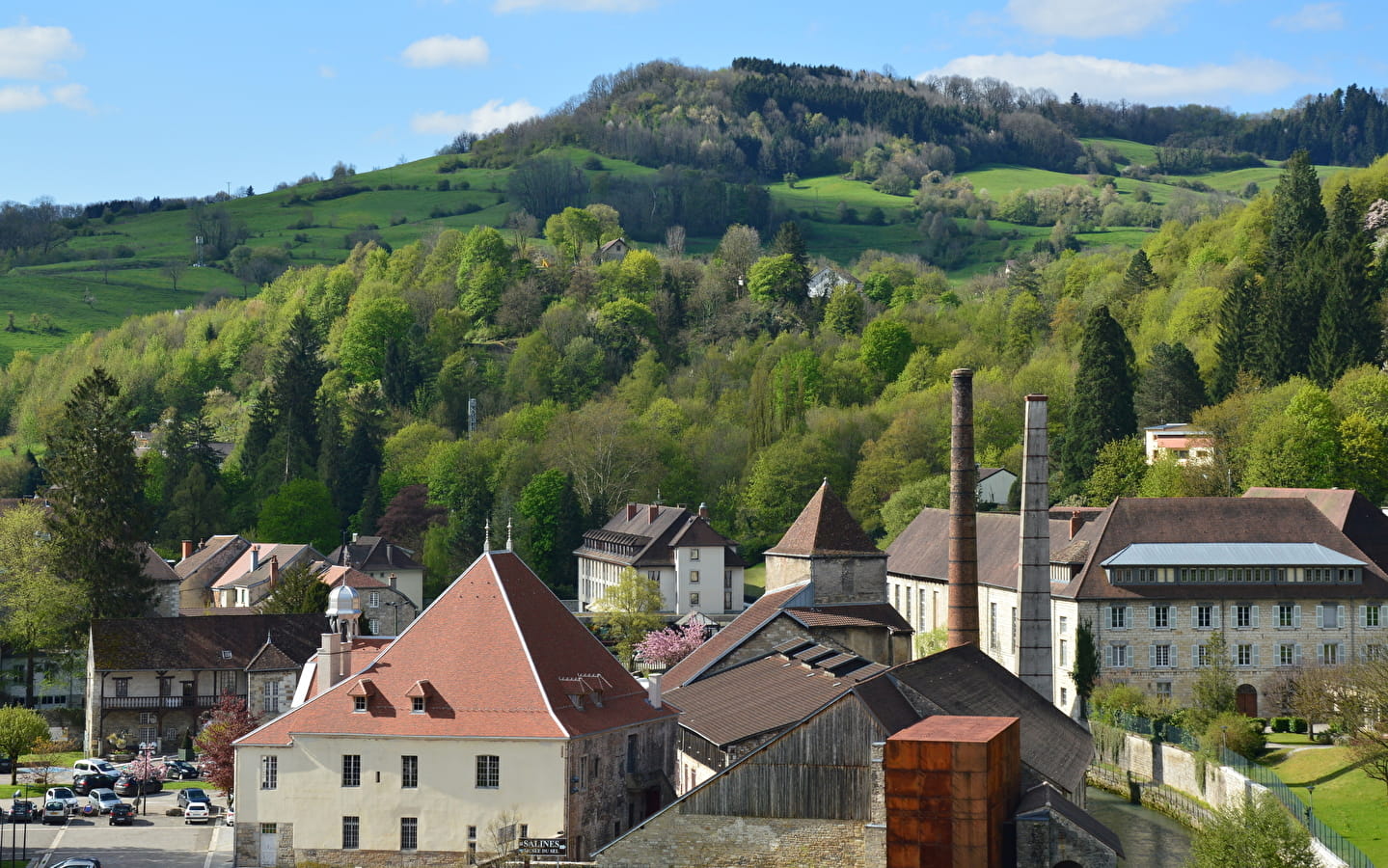 Bezoek aan Salins-les-Bains