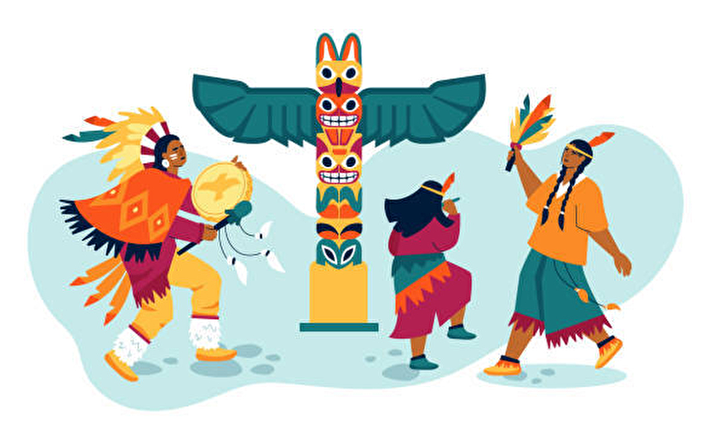 Ambachtelijke workshop: Amerindiaanse totempalen