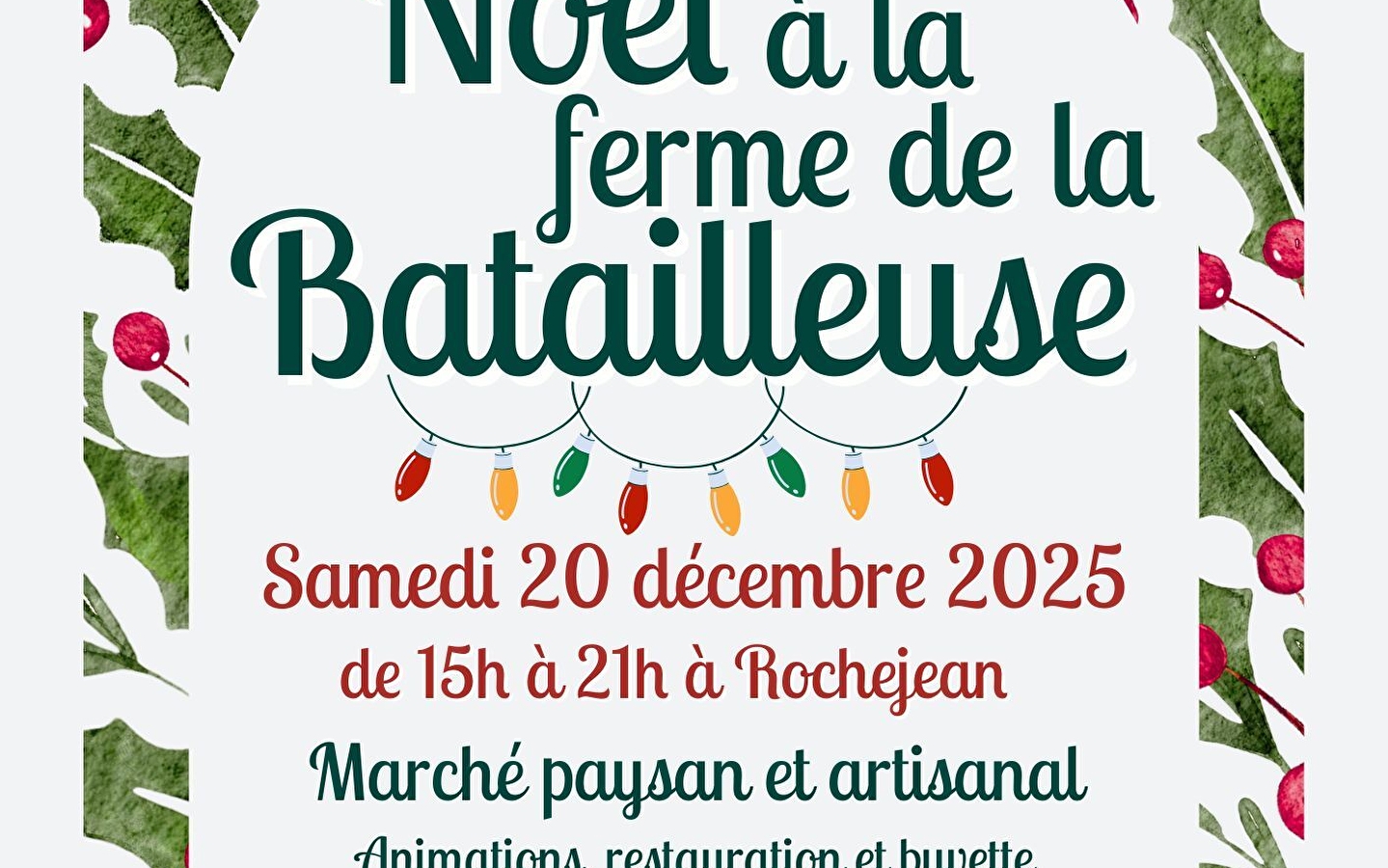 Kerstmarkt bij La Batailleuse