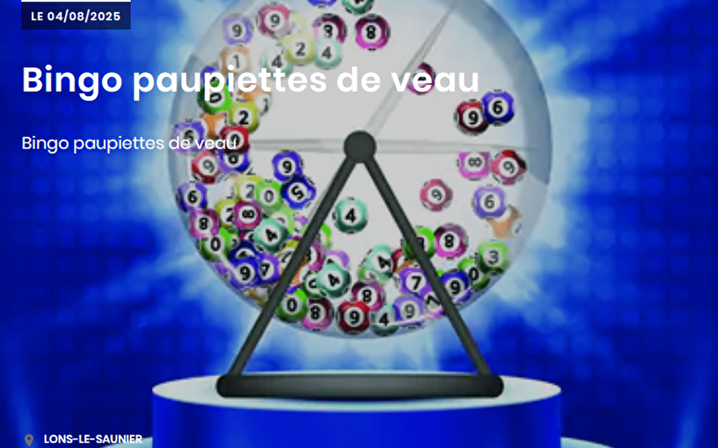 Paupiettes de veau' bingo