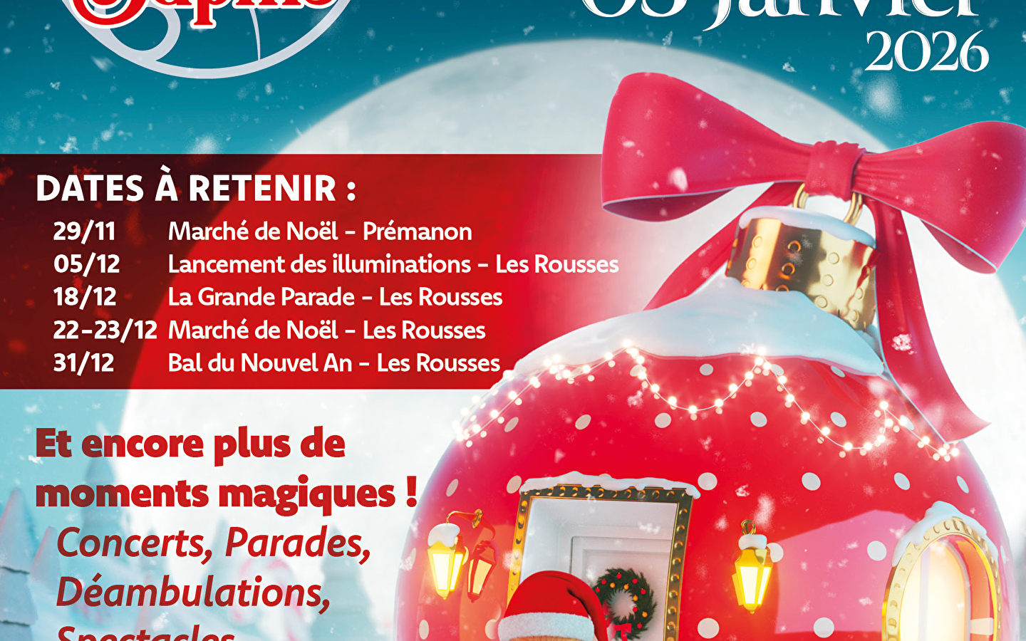 Kerstmis in het land van de dennenbomen