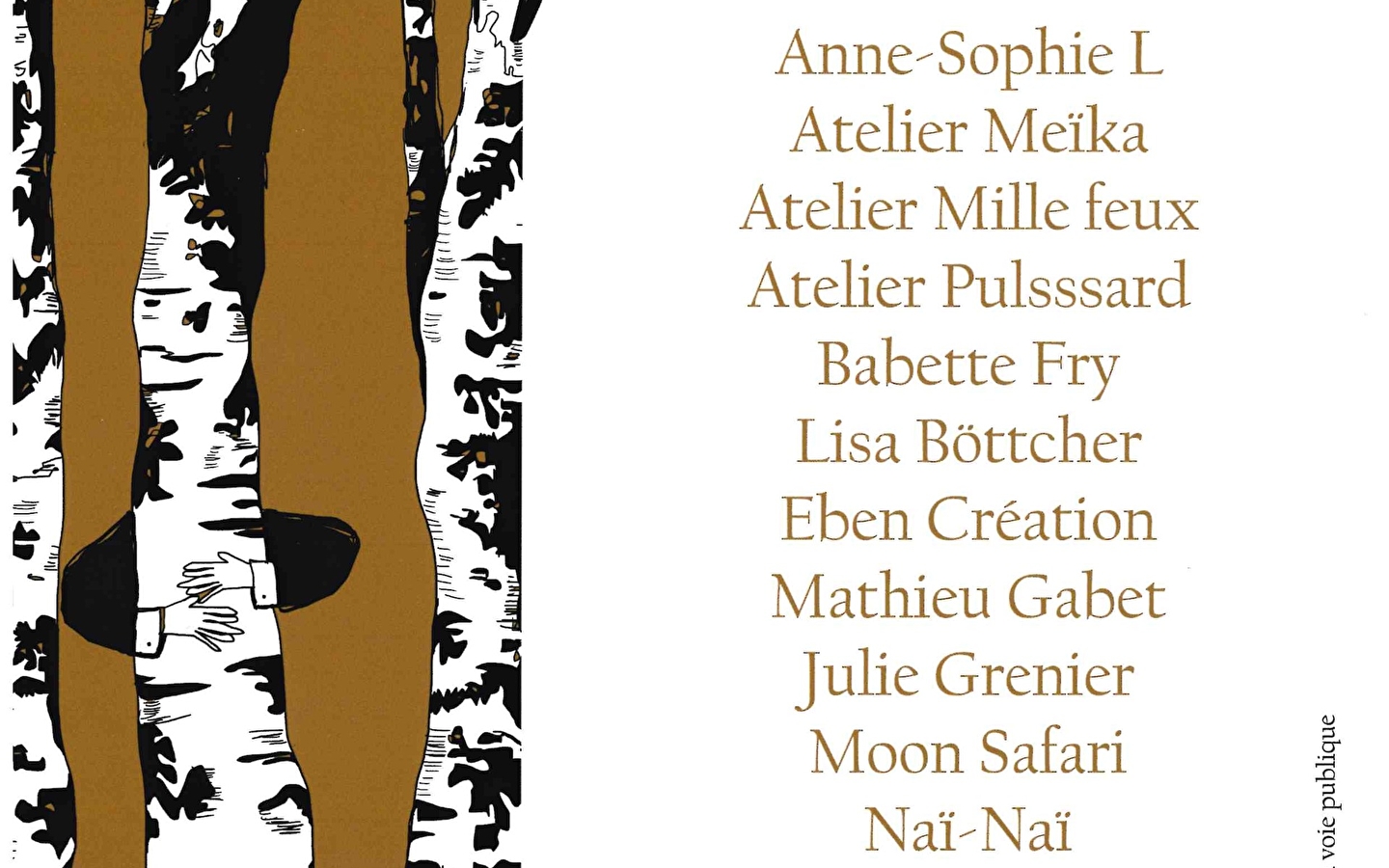 Padouk ambachtslieden tentoonstelling