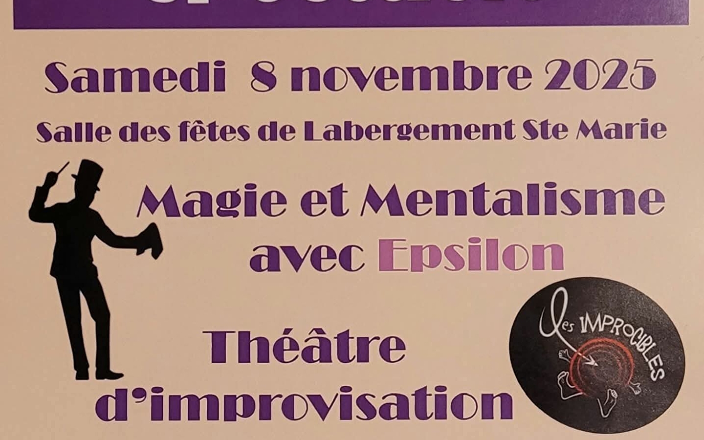 Maaltijd en voorstelling - Le Fil d'Alexandre