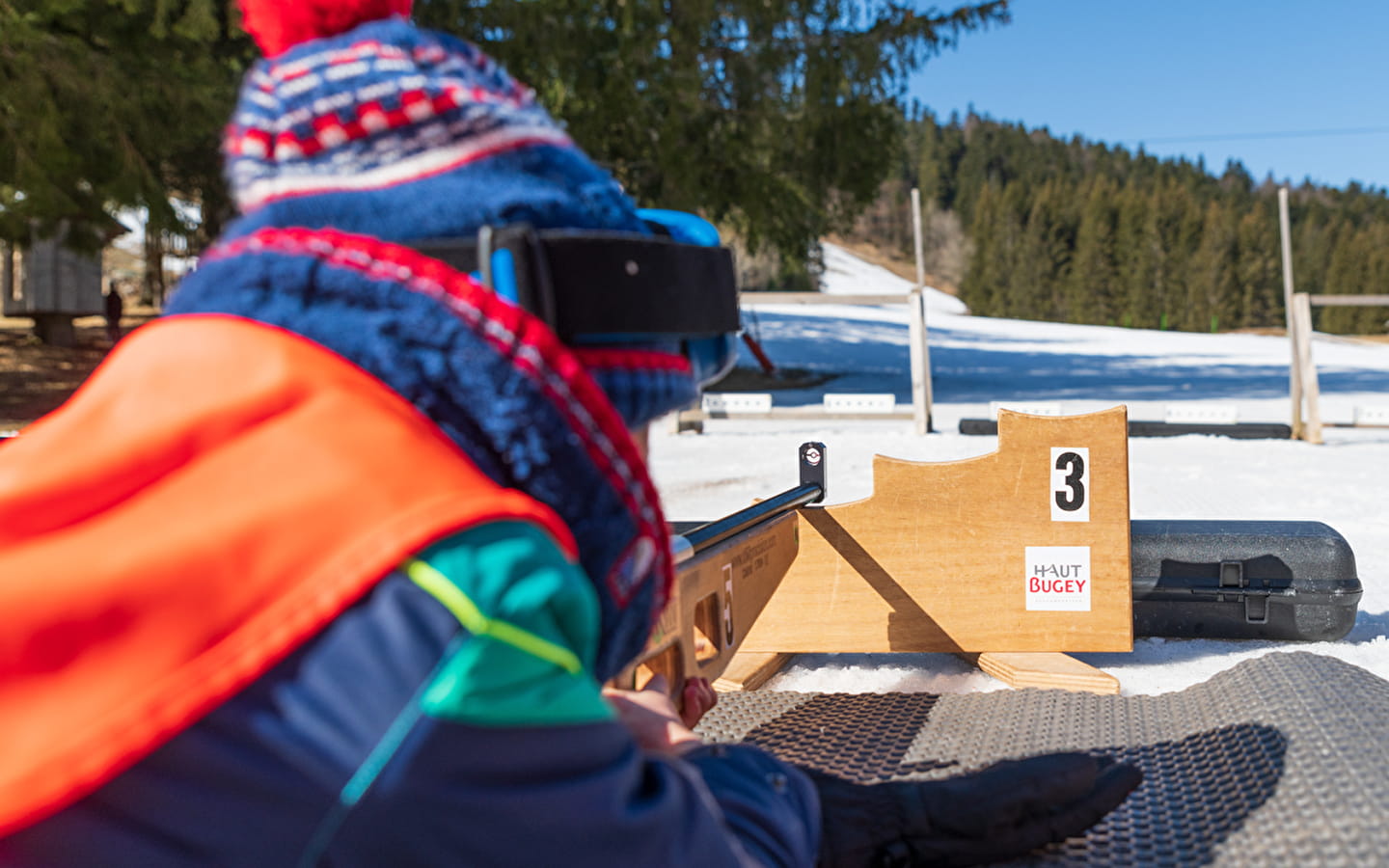 Instants hiver - Kennismaking met biatlon en lasergeweer schieten