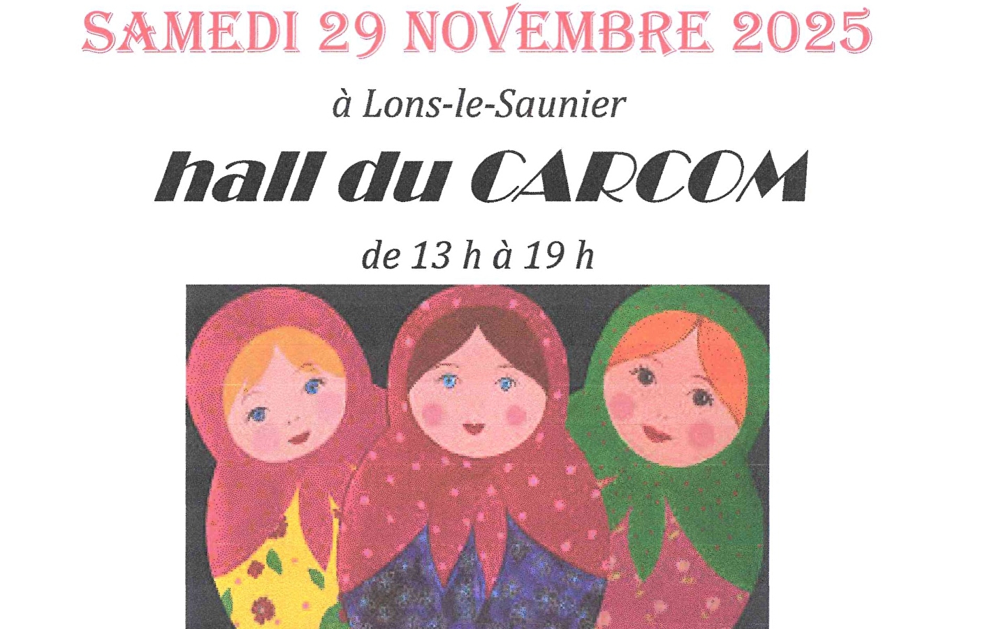 Tentoonstelling en verkoop van handwerk 