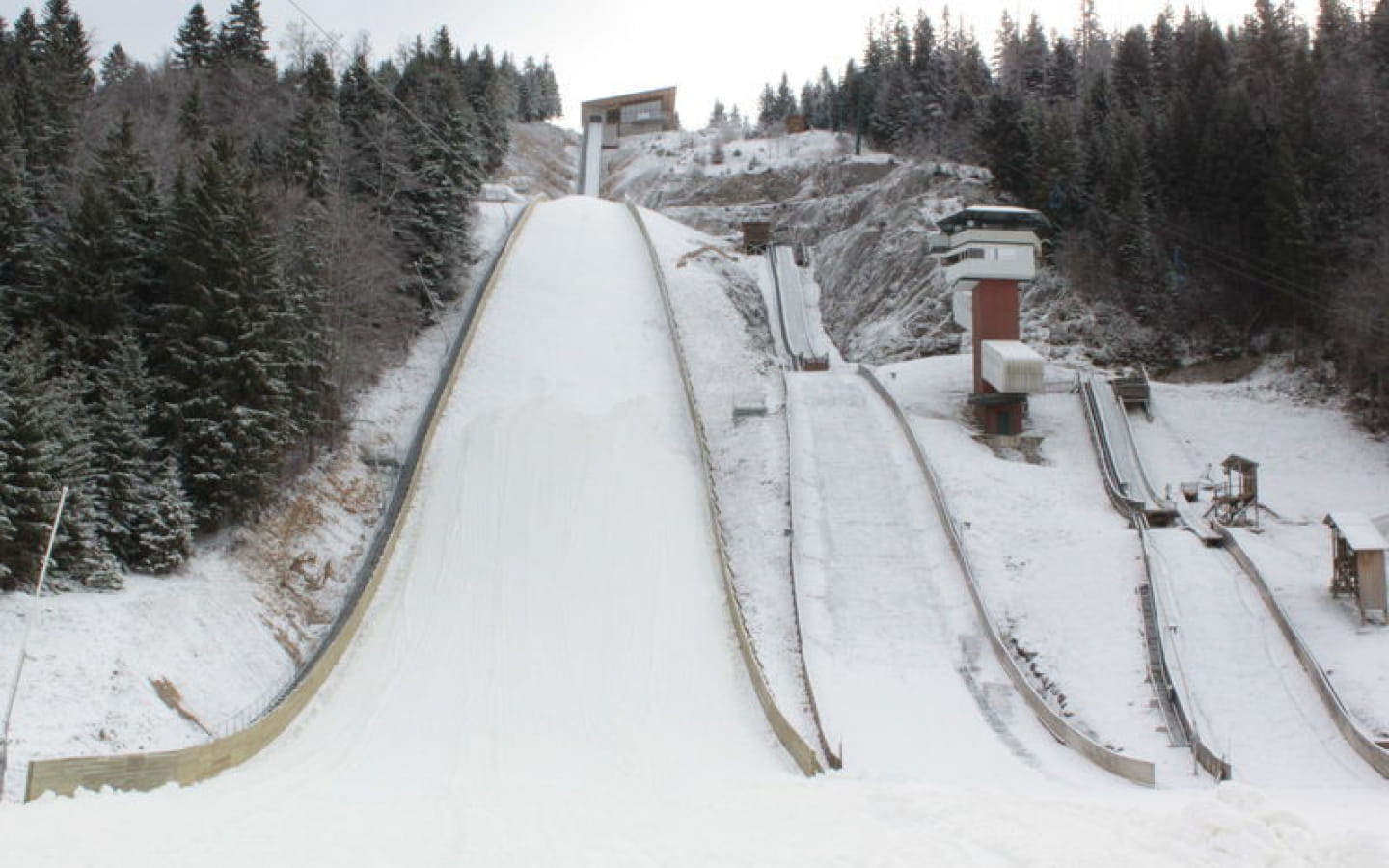 Rond de skischansen van Chaux-Neuve