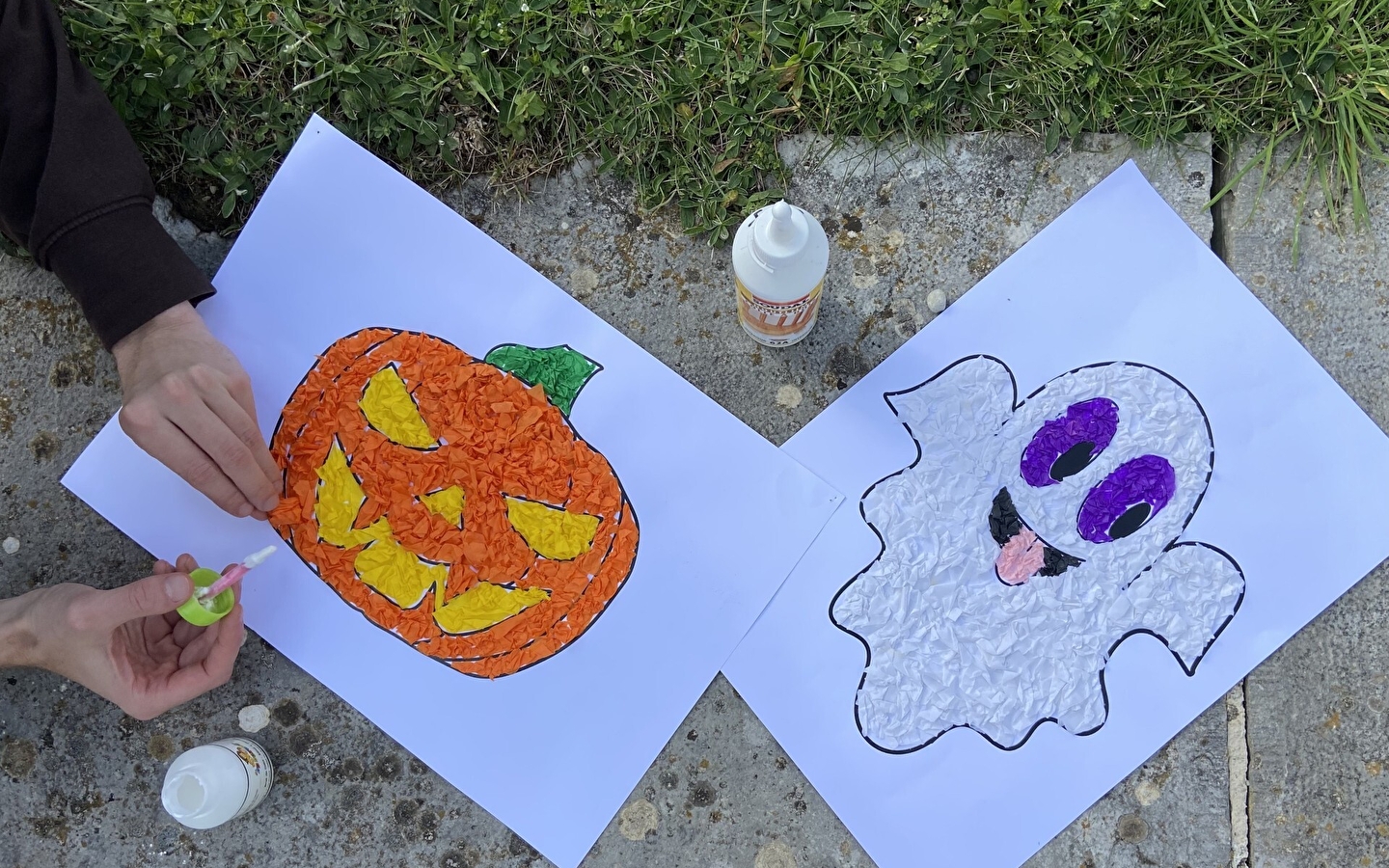 Les JOUX'rnées ensorcelées - Familieworkshop 'Froisse et frisson, kleur je friponmonster'.