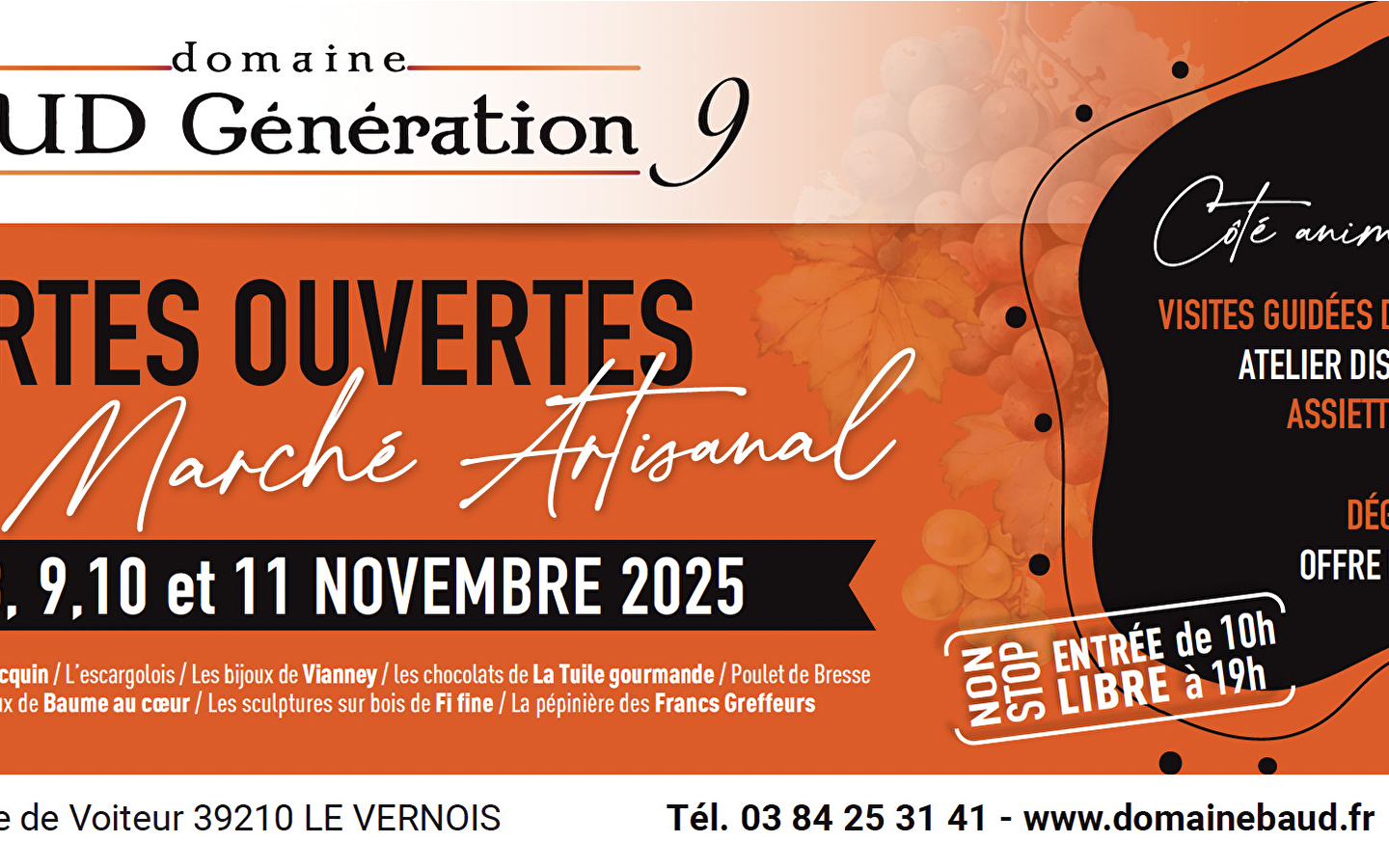 Domaine Baud Open Dagen - Generatie 9