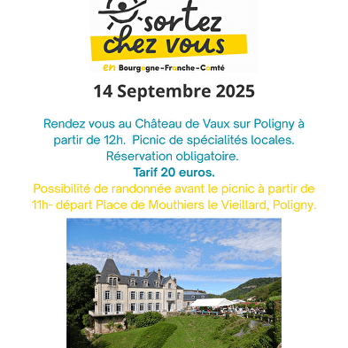 Fantastische picknick in Vaux sur Poligny