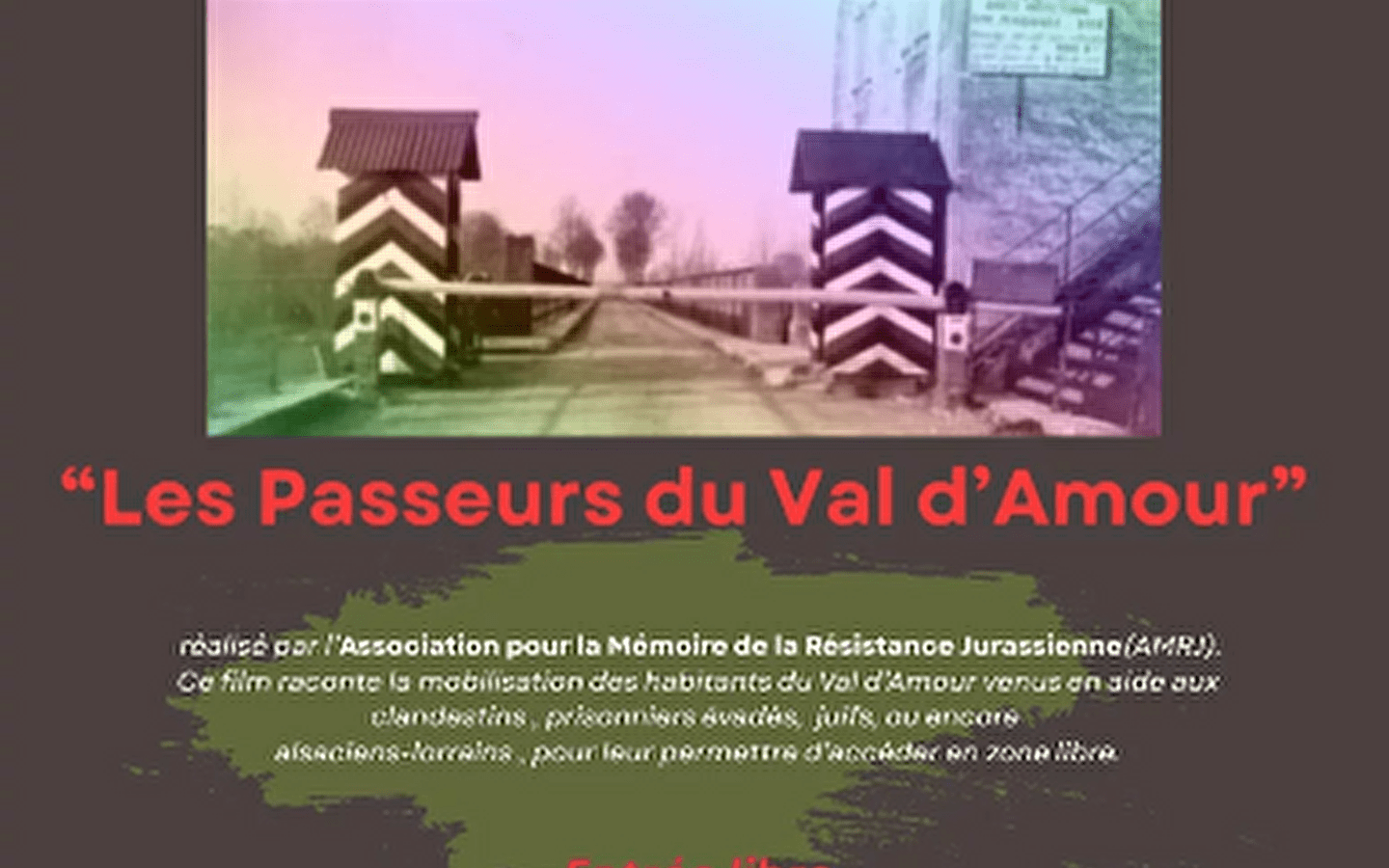 Vertoning van de documentaire 'Les Passeurs du Val d'Amour