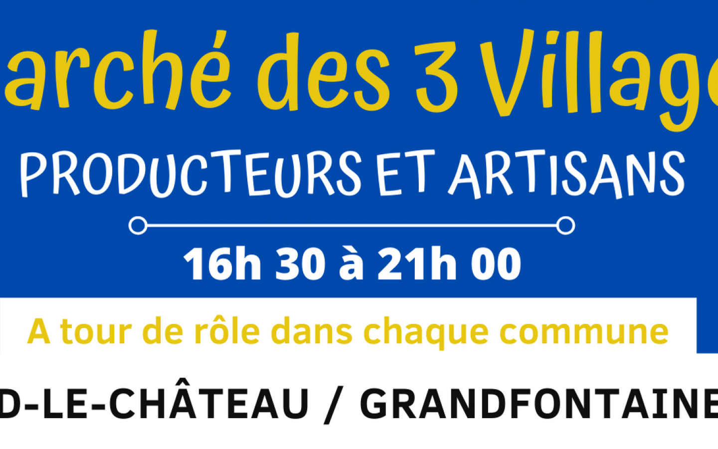 Marché des 3 villages