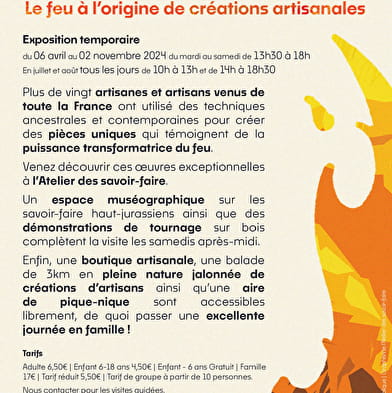 l'Atelier des savoir-faire: tentoonstelling Prêts, Feu, Créez! 