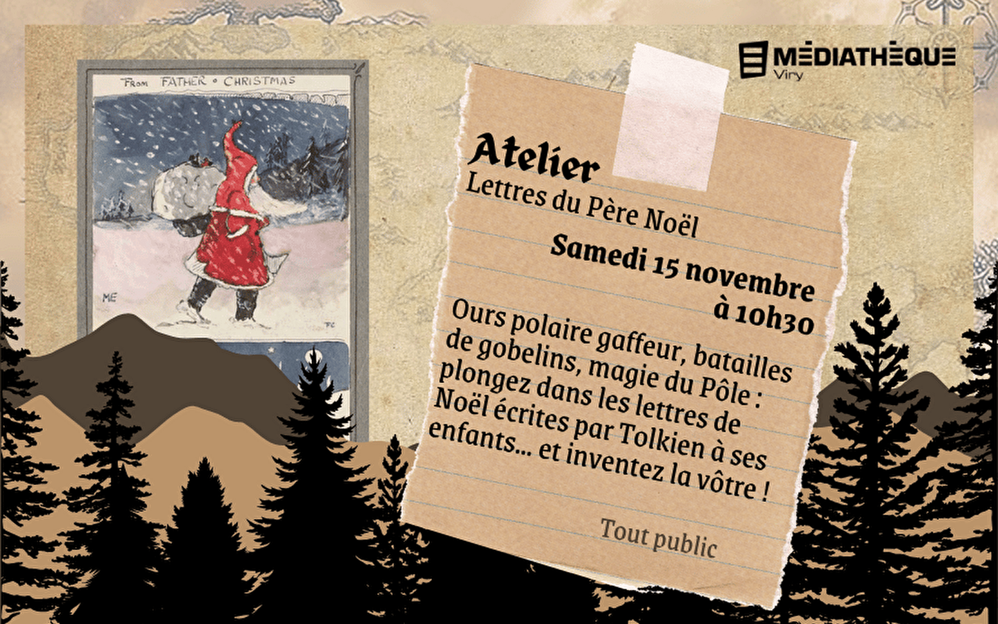 Viry mediatheek: Tolkiens kerstman brieven