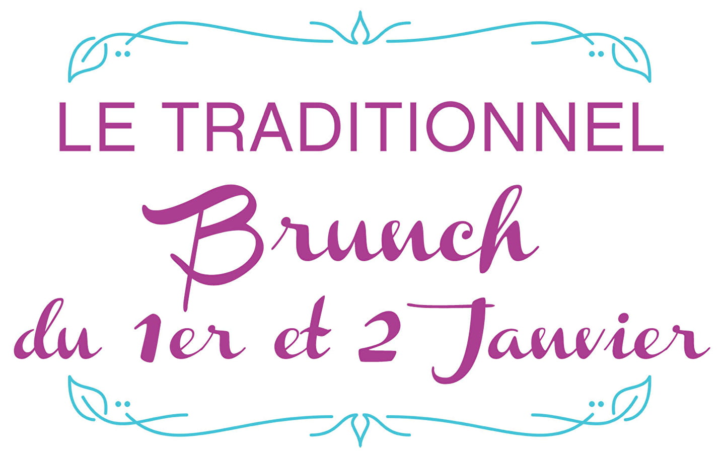 Oudejaarsavond - Traditionele brunch op 1 en 2 januari