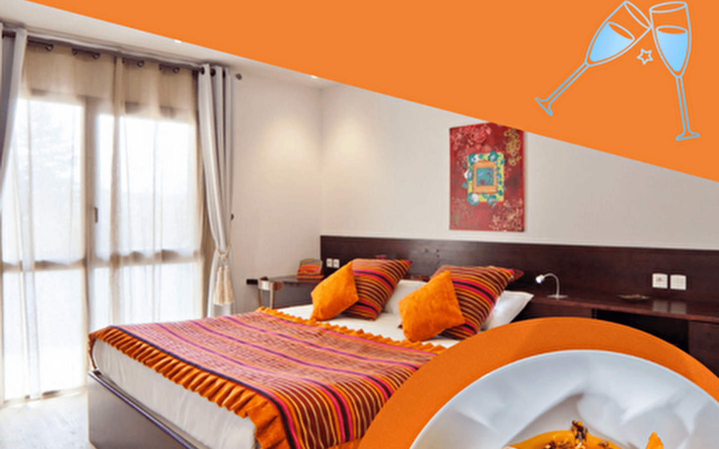 Oudejaarsavond in de Auberge de Chavannes