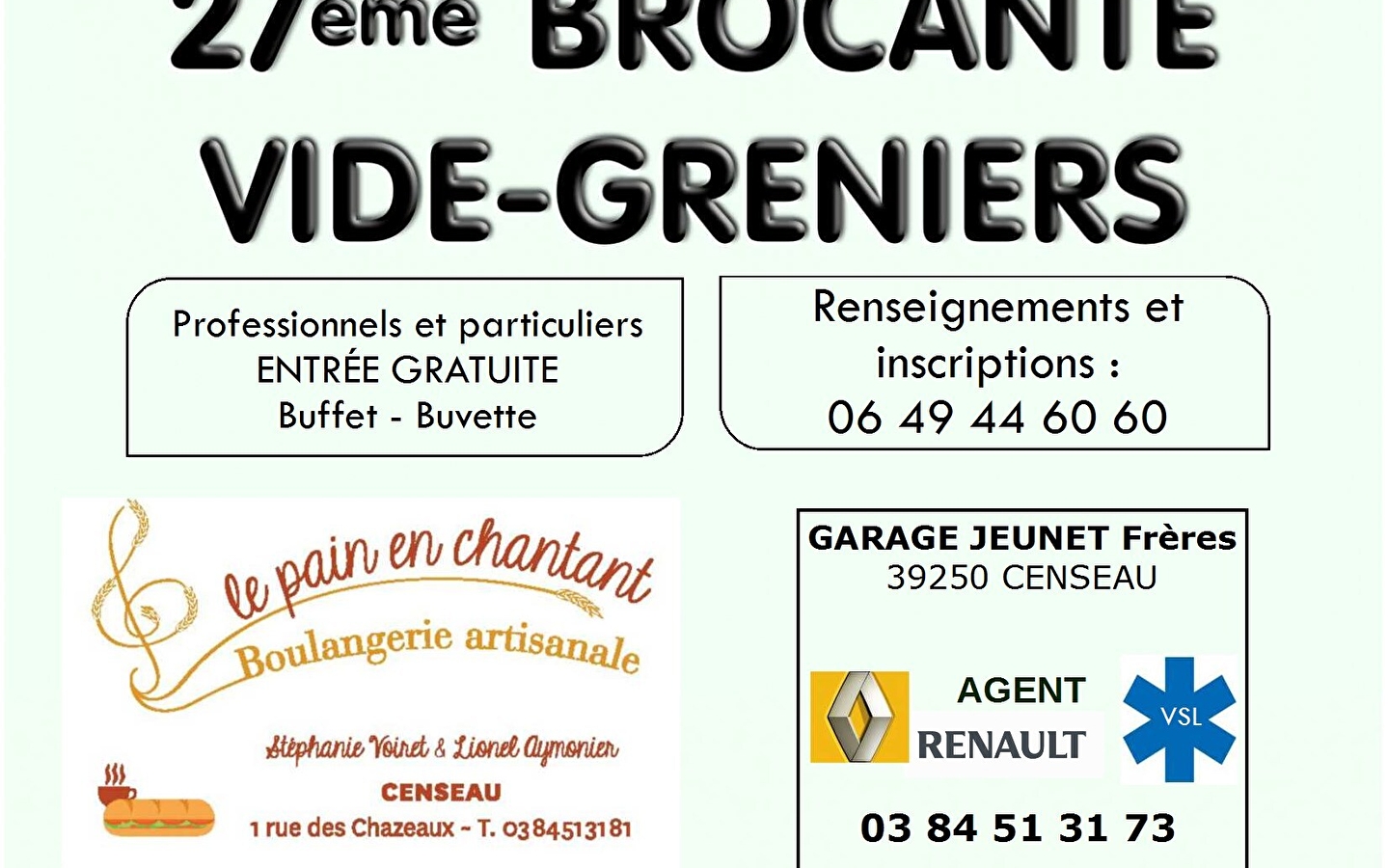 Vlooienmarkt Censeau