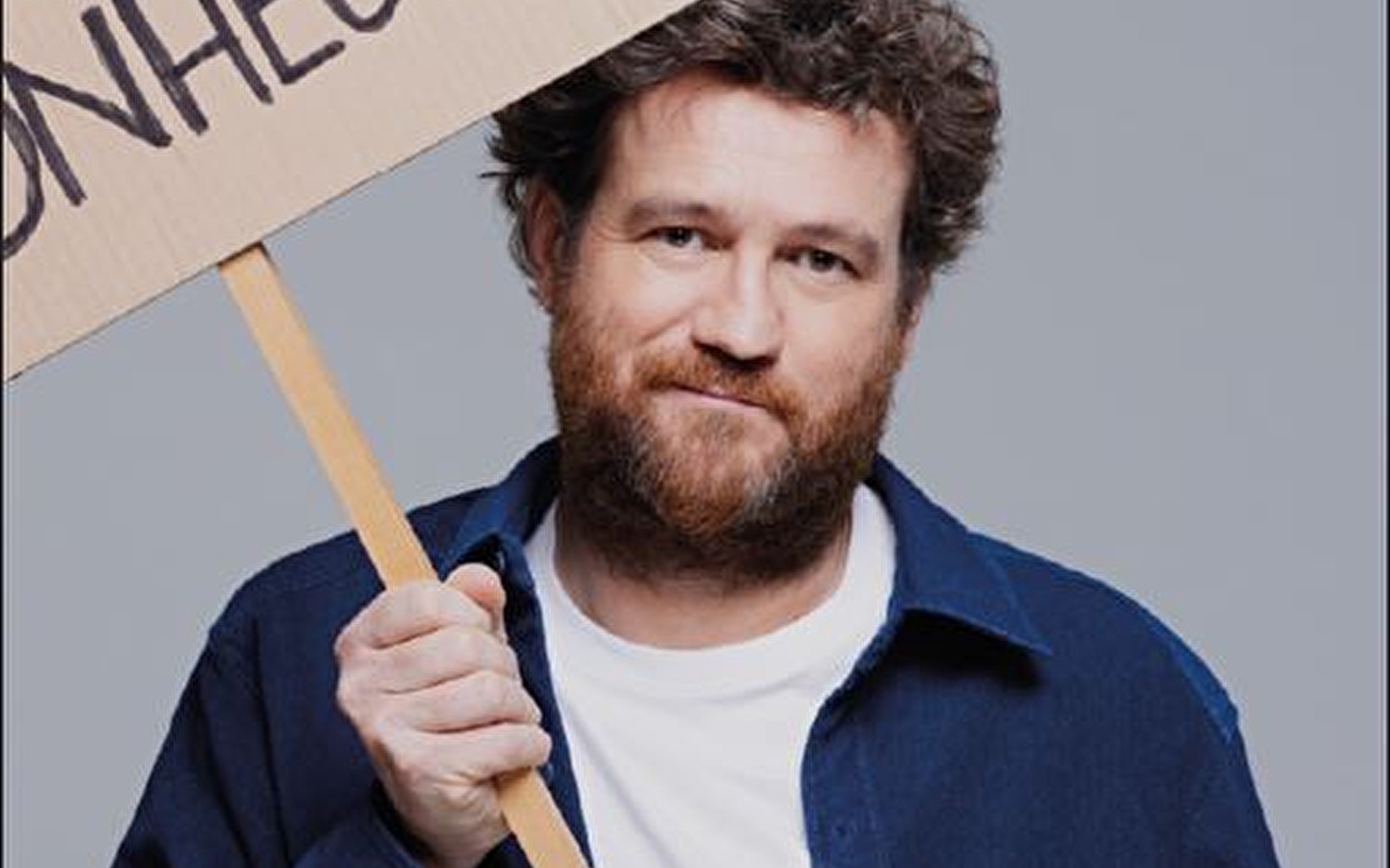 Olivier de Benoist op het podium! Drôlement Bien Festival