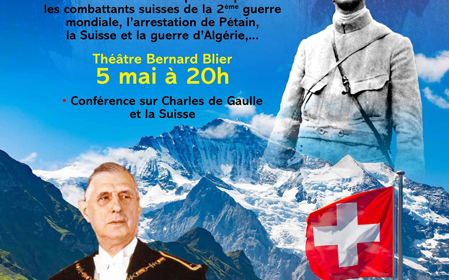Ontmoetingen Charles de Gaulle en Zwitserland