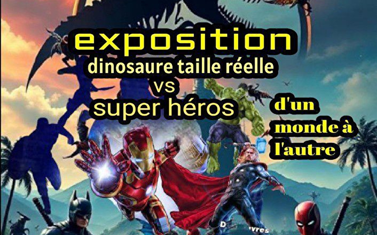 Dinosaurus / superheld tentoonstelling