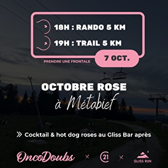 Roze oktober - Wandelen - METABIEF