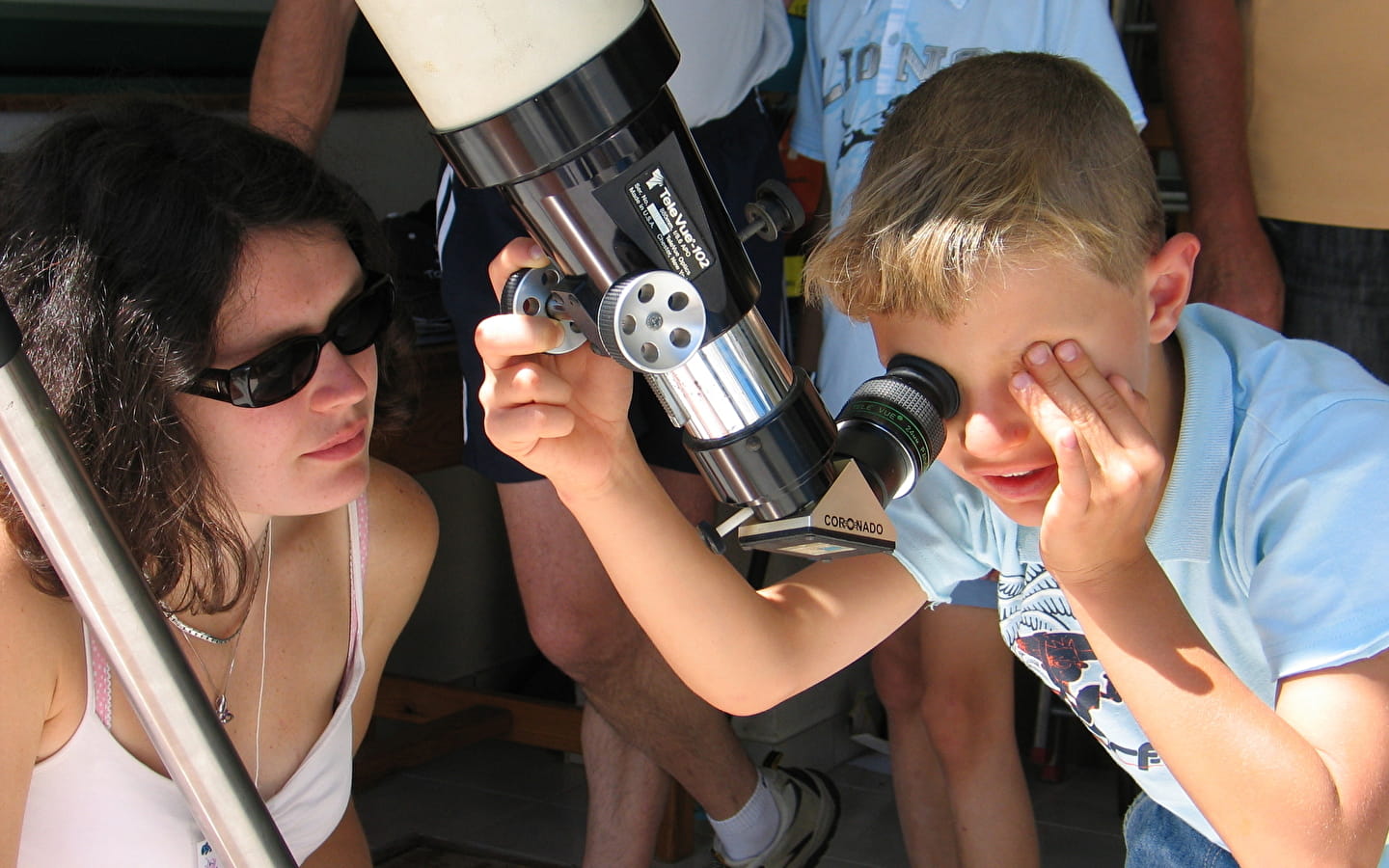 Observation du soleil à l'Observatoire de la Lèbe