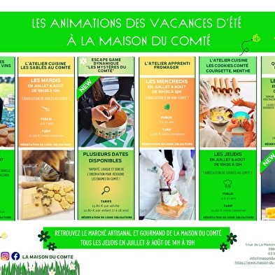 Zomers zandkoekje met Comté kaas 